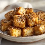 crispy tofu bites sesame closeup 150x150 1
