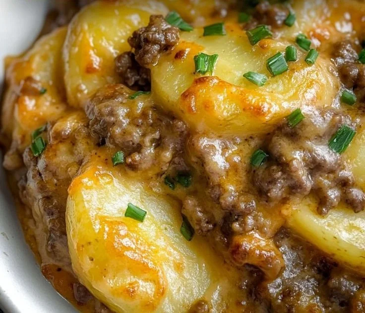 Crockpot Hamburger Potato Casserole