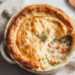 vegan pot pie baked closeup 150x150 1