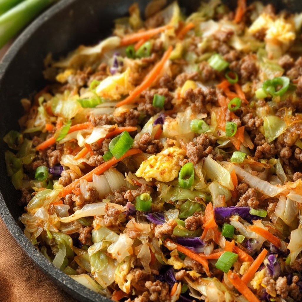 Easy Low Carb Egg Roll In A Bowl