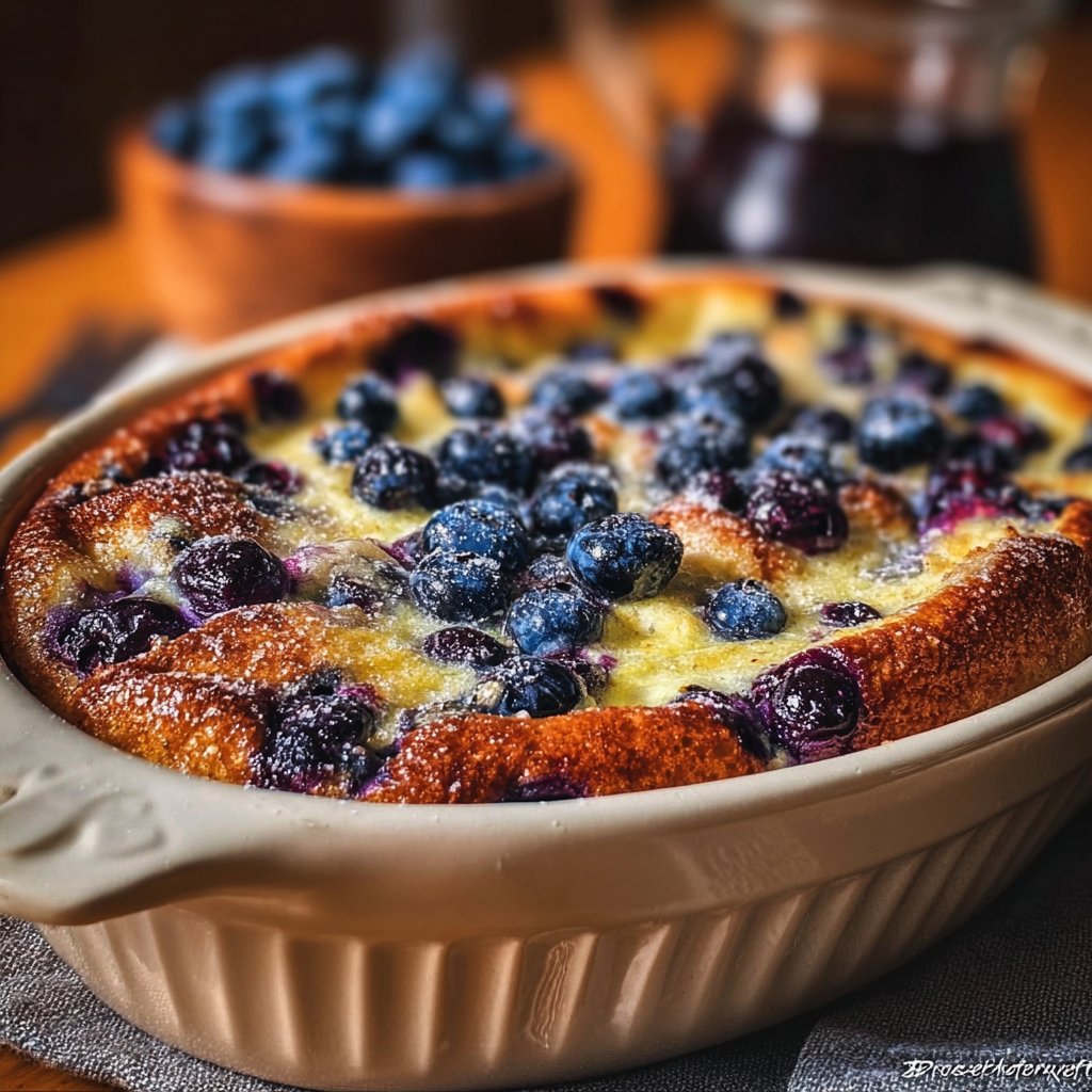 Blueberry Buttermilk Pancake Casserole