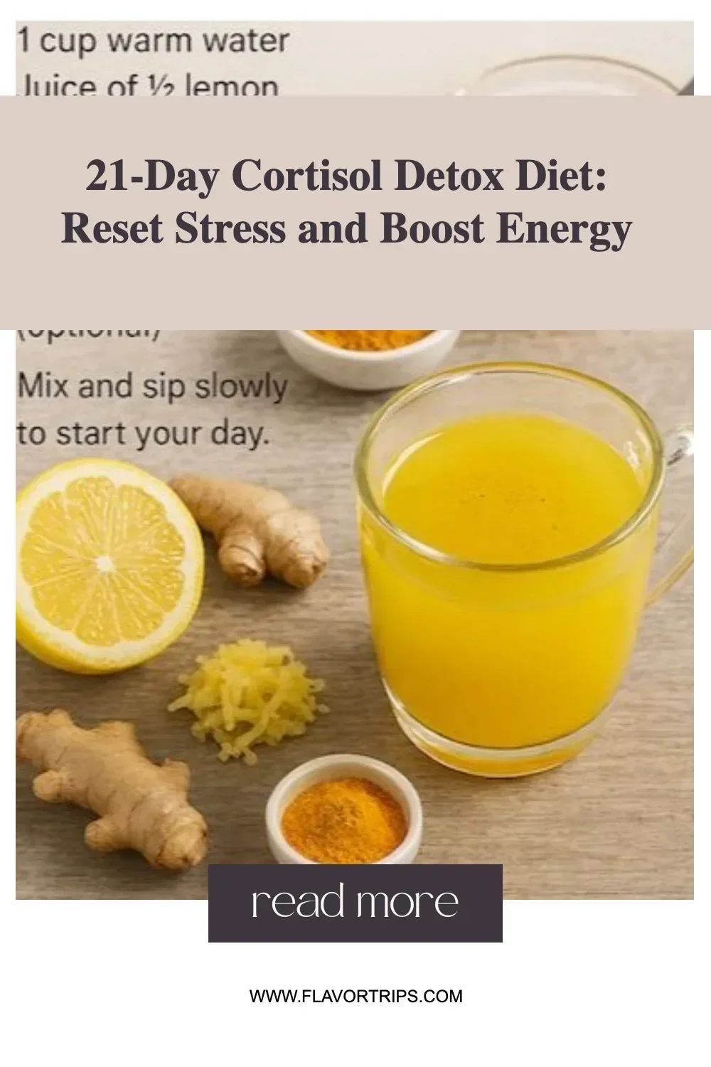 Illustration of a healthy meal plan for the 21-Day Cortisol Detox Diet