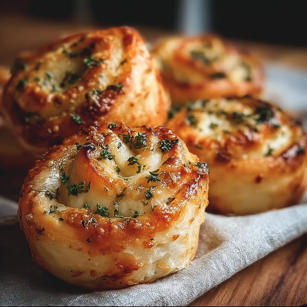 Sourdough Herb & Cheese Rolls
