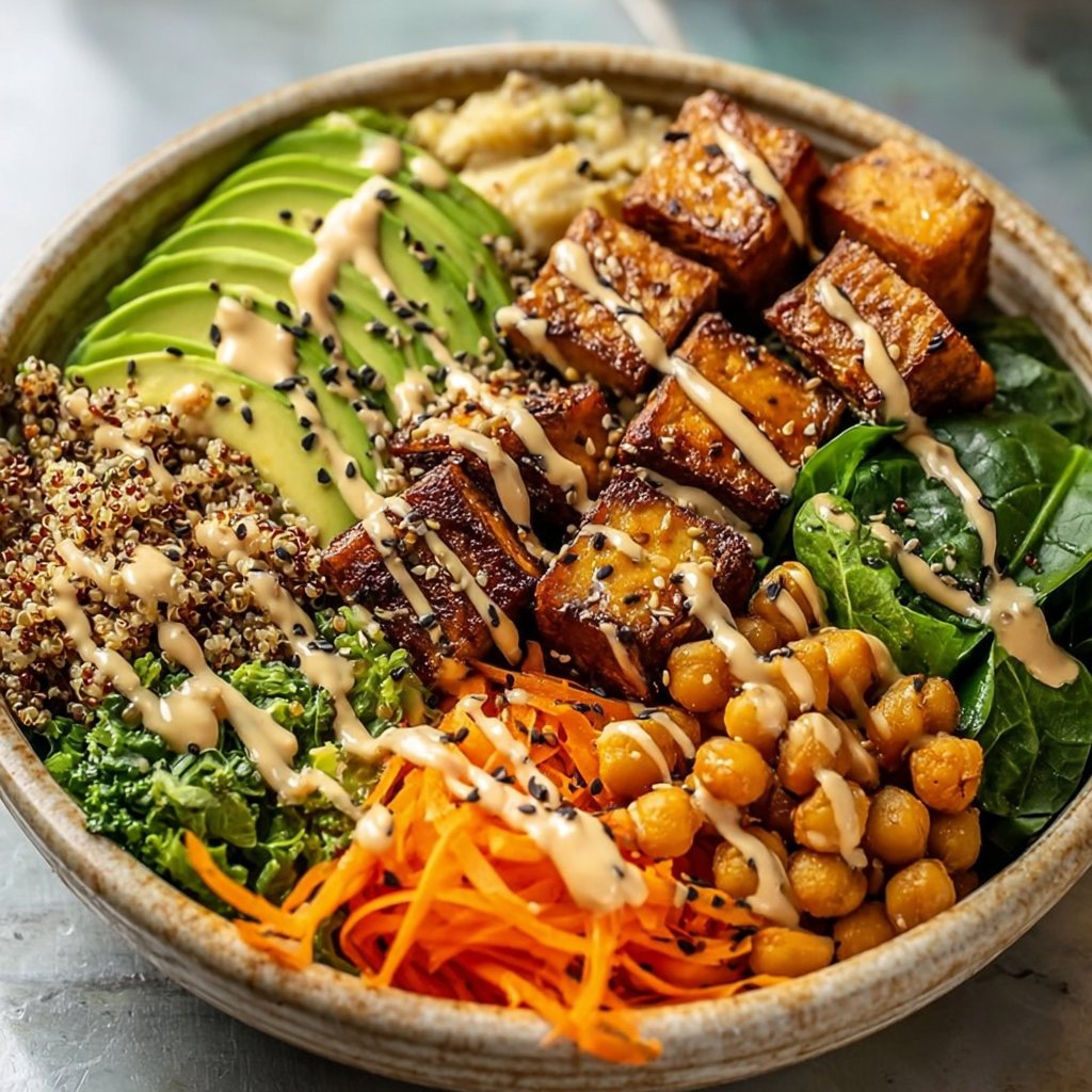 Miso Glazed Sweet Potato Bowl