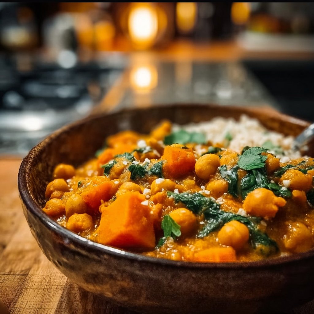 Sweet Potato and Chickpea Curry