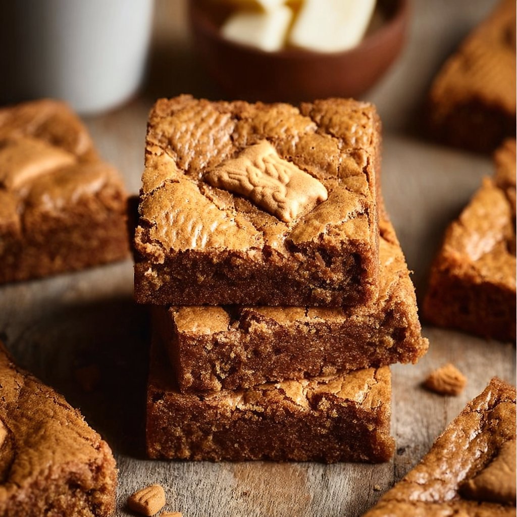 Biscoff Blondies