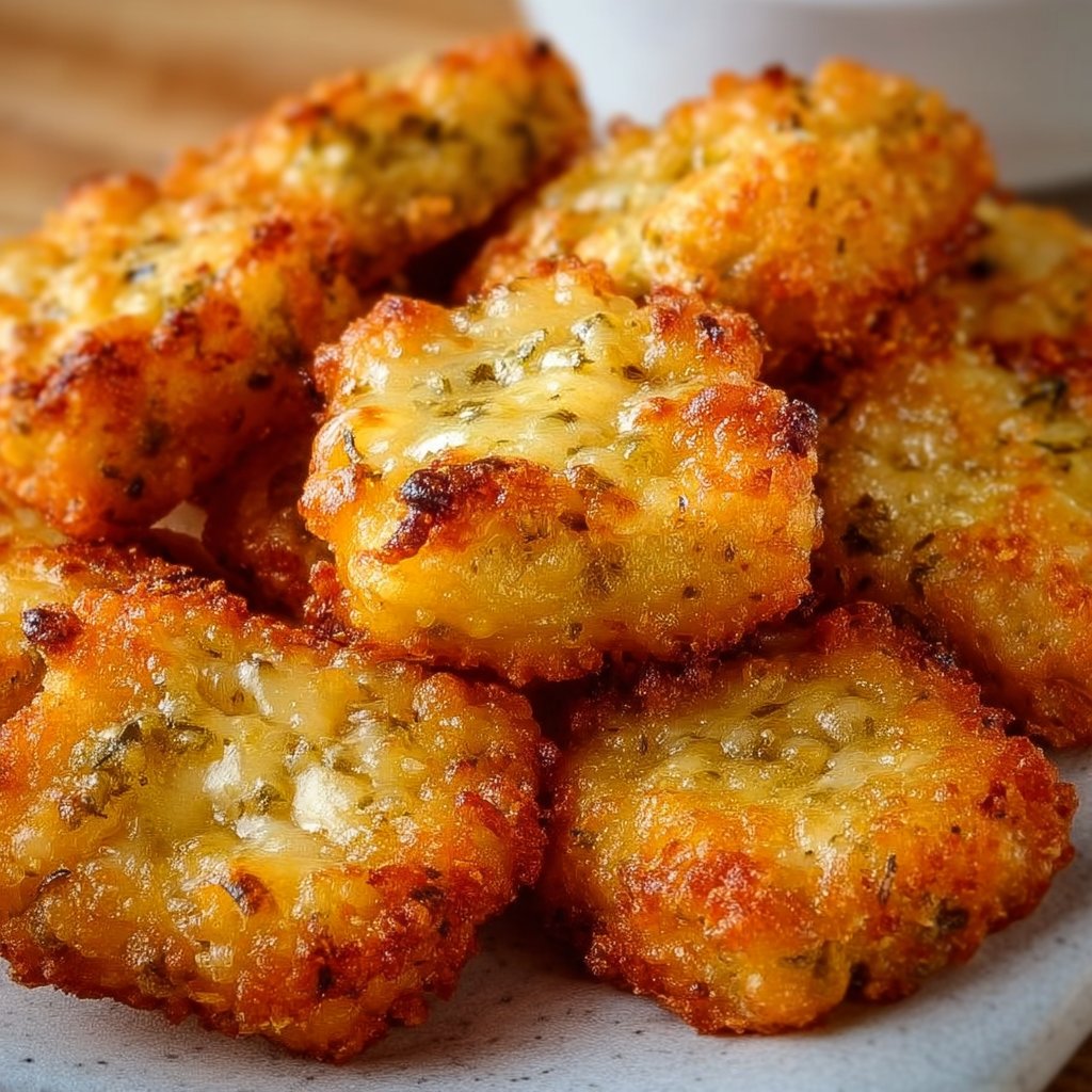 Crispy Pickle Cheese Bites