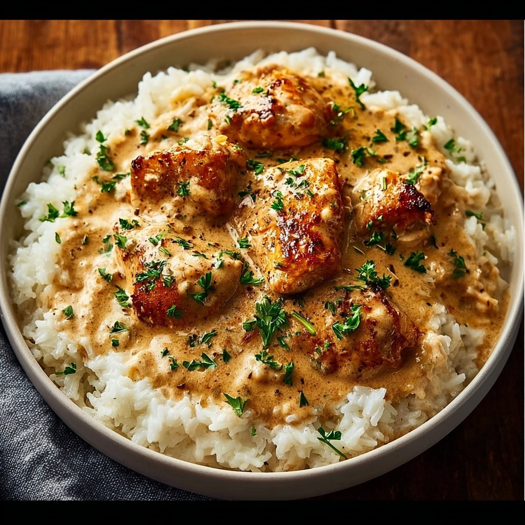 Best Smothered Chicken and Rice Recipe