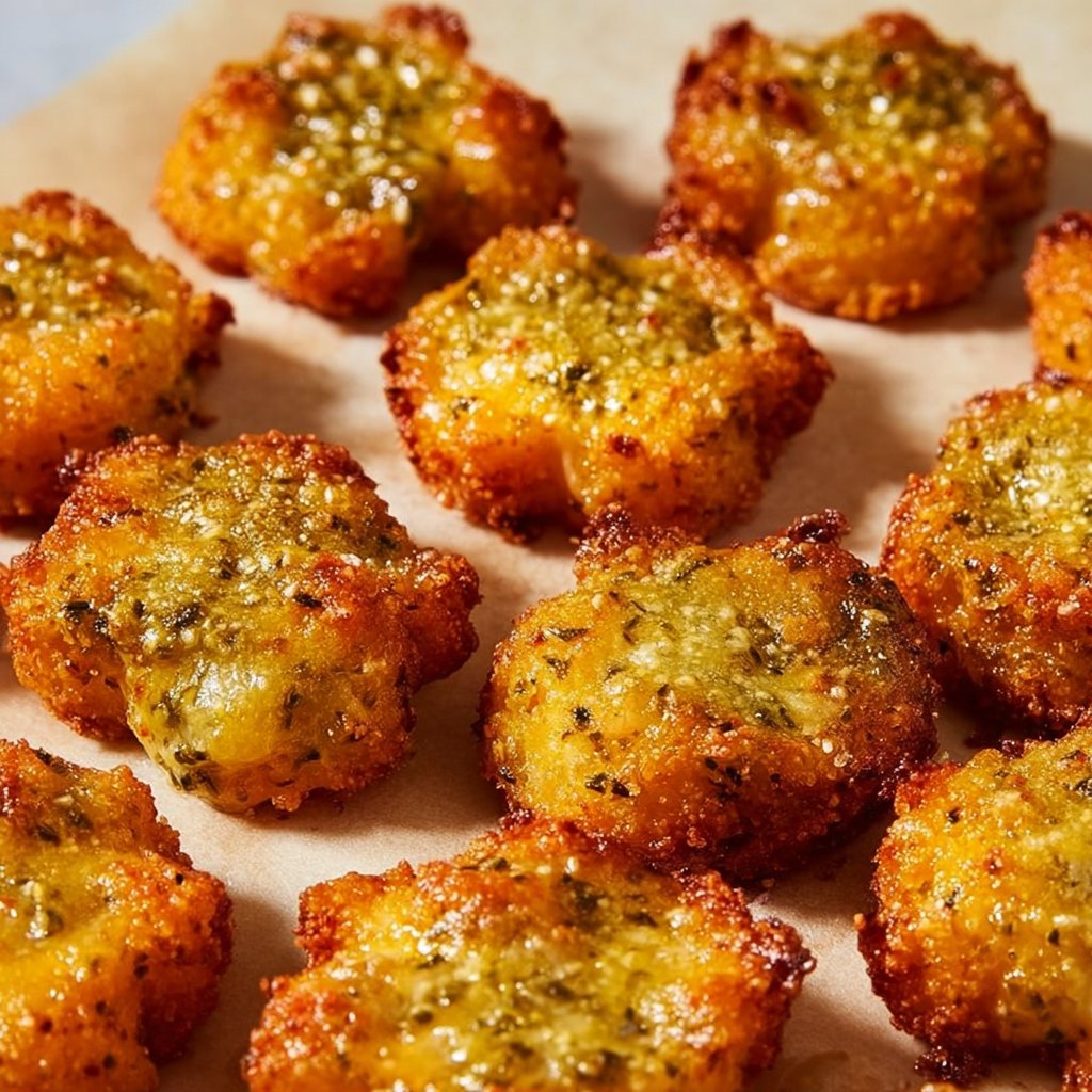 Crispy Pickle Cheese Bites