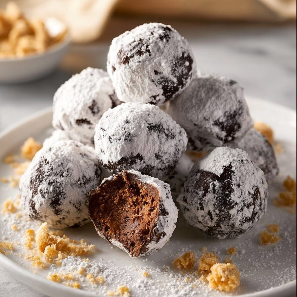 Puppy Chow Chocolate Truffles