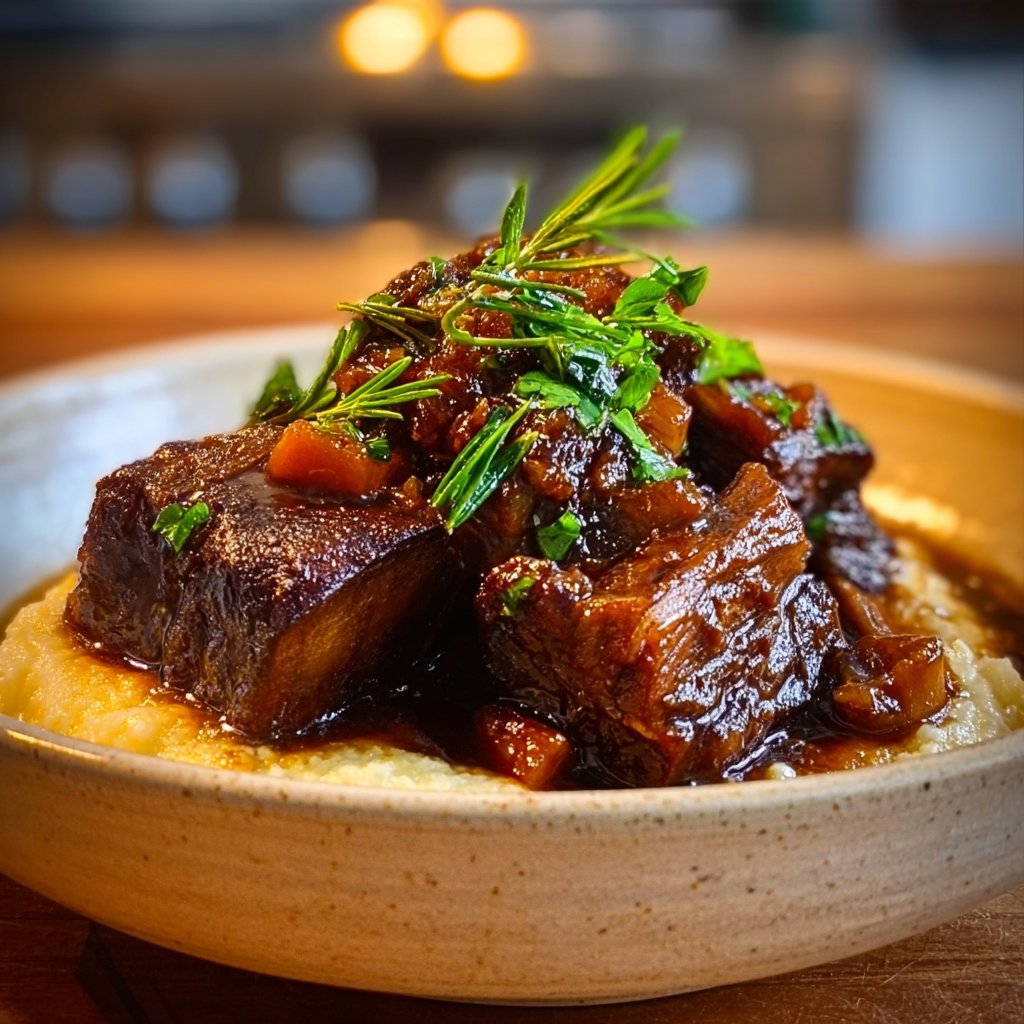 Slow-Braised Beef Short Ribs