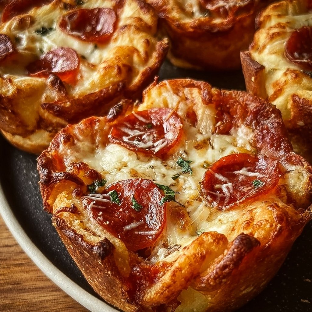 Mini Deep Dish Crescent Roll Pizzas: Quick, Fun & Customizable
