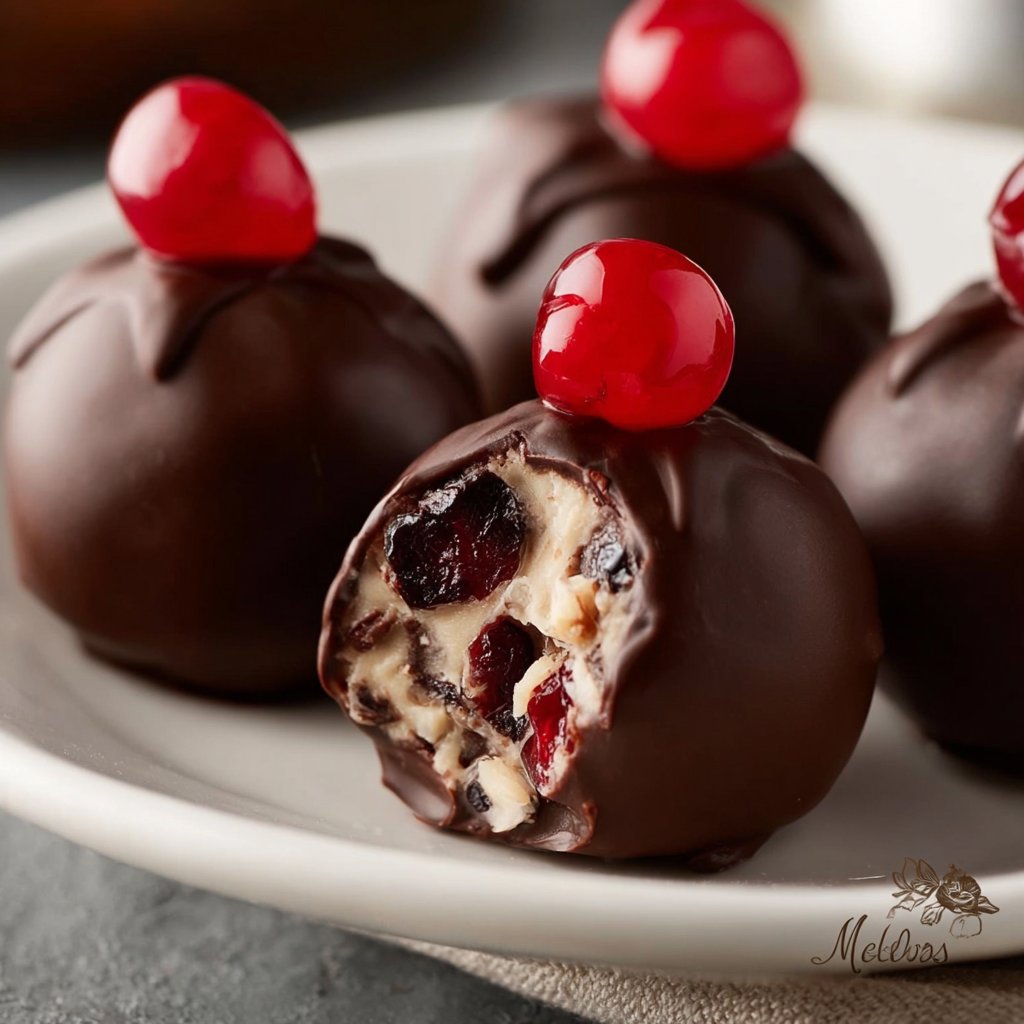 Cherry Bourbon Balls