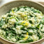 Spinach Risotto Recipe (with Lemon): Creamy, Bright & Naturally Comforting 2 bowl creamy spinach risotto lemon 150x150 1