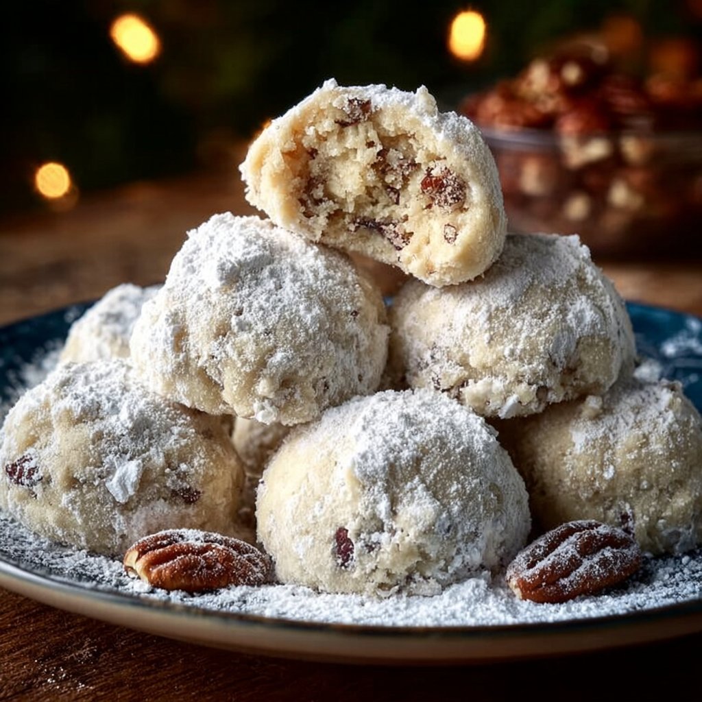 Buttery Pecan Snowball Cookies: A Delightful Recipe!