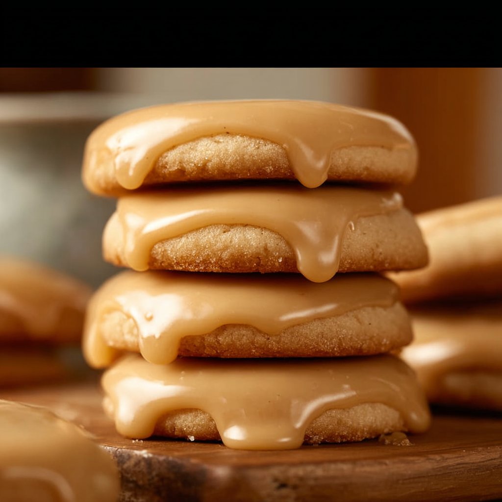 Maple Cookies with Brown Butter Icing