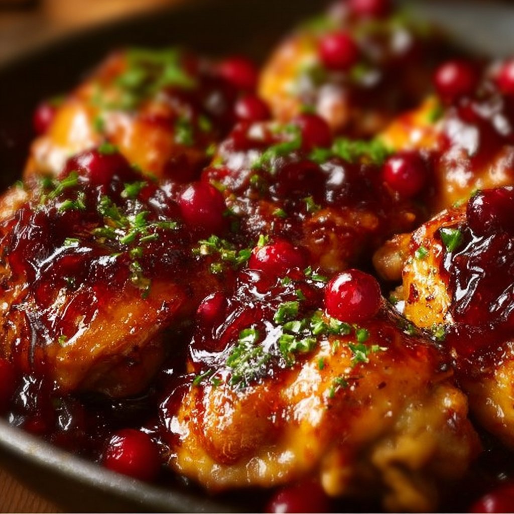 Cranberry Orange Glazed Chicken