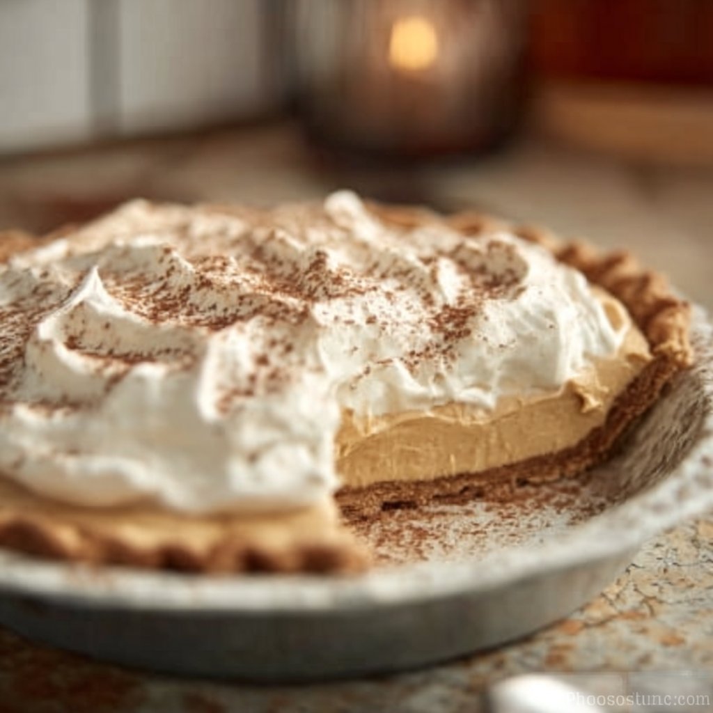 Gingerbread Cream Pie