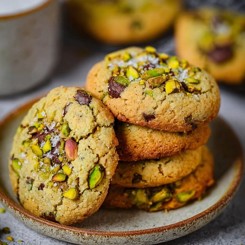 Vegan & Gluten-Free Pistachio Cookies
