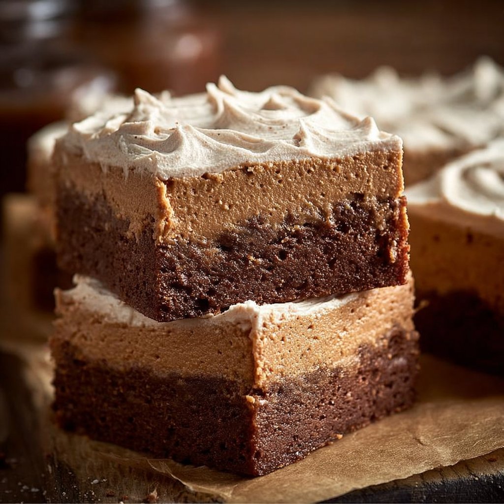 Brownies with Silky Frosting