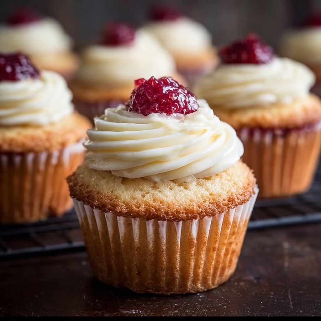 Almond Wedding Cake Cupcakes with Raspberry Filling: An Incredible 12-Step Recipe
