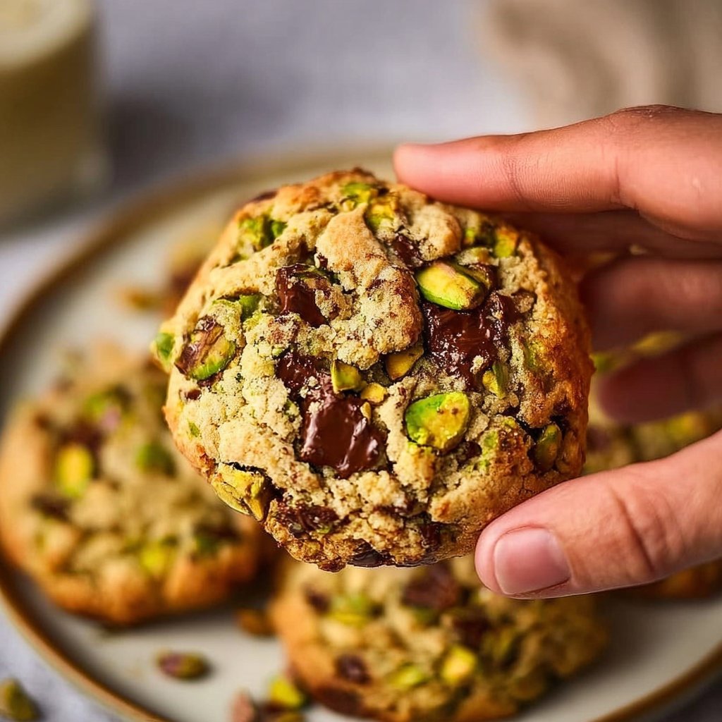Vegan & Gluten-Free Pistachio Cookies
