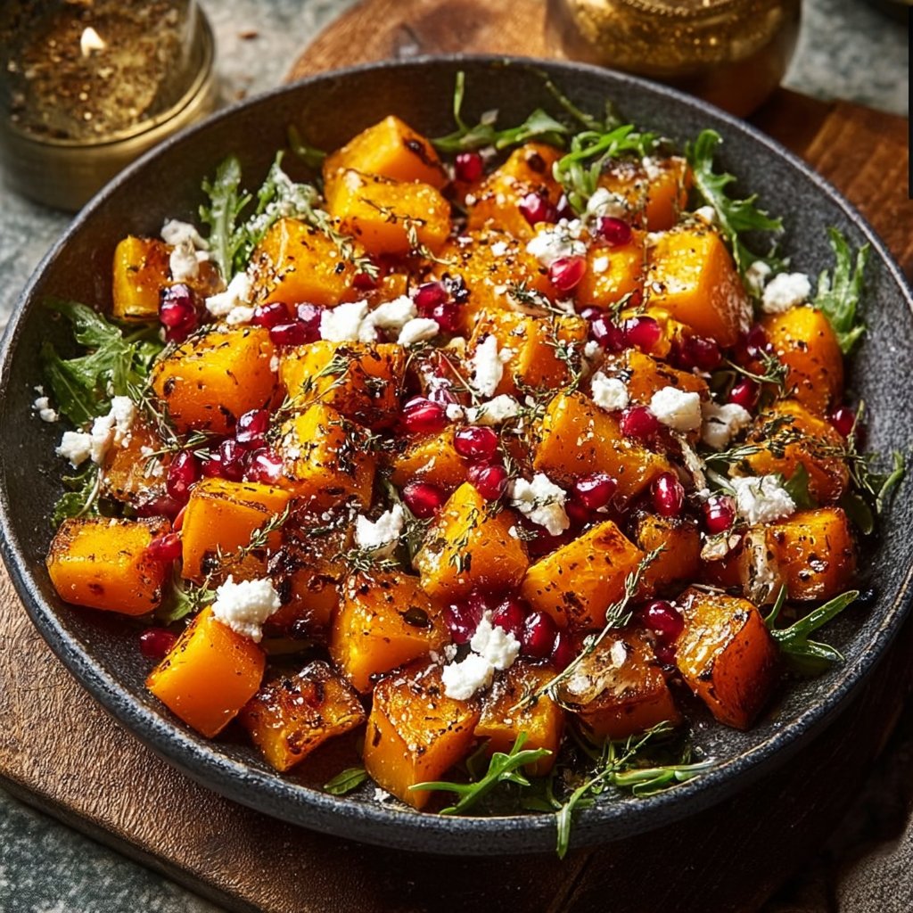 Crispy Honey-Roasted Butternut Squash Salad