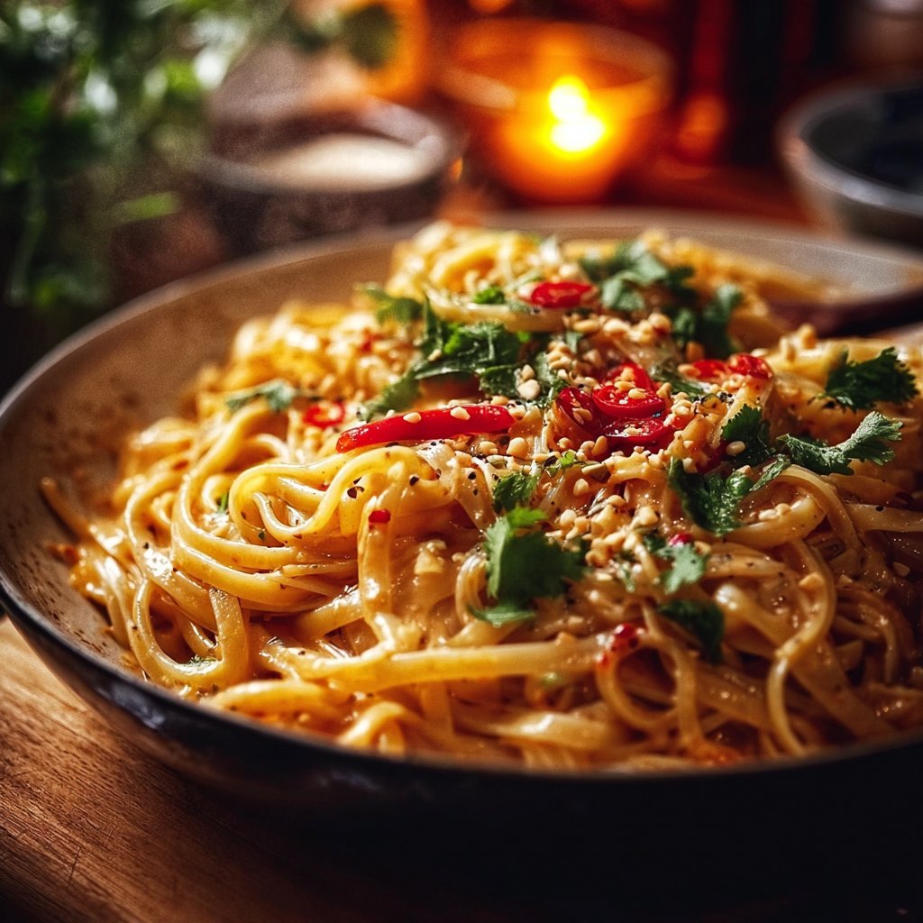 Spicy Coconut Noodles