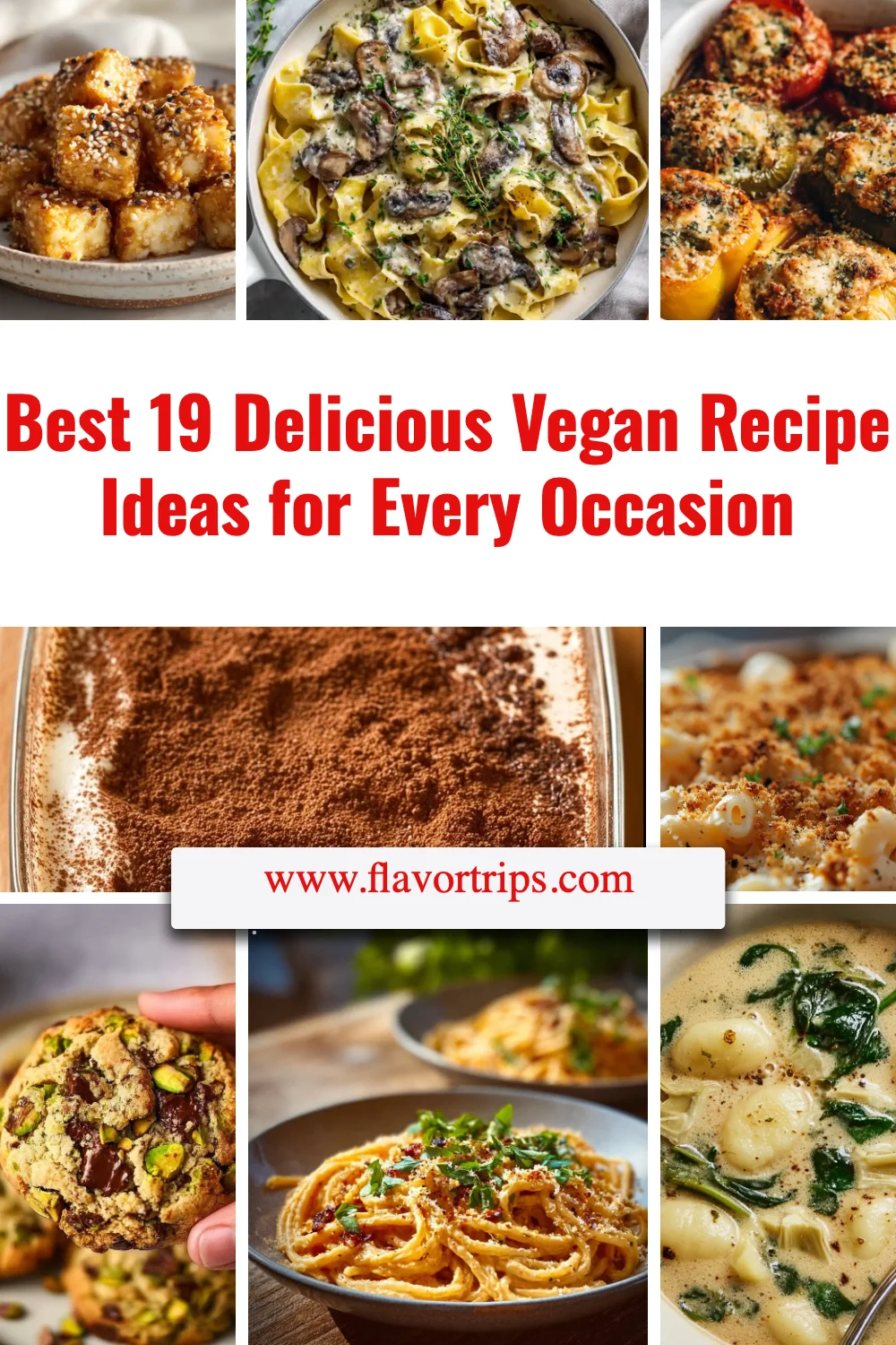 A colorful spread of delicious vegan recipes for every occasion.