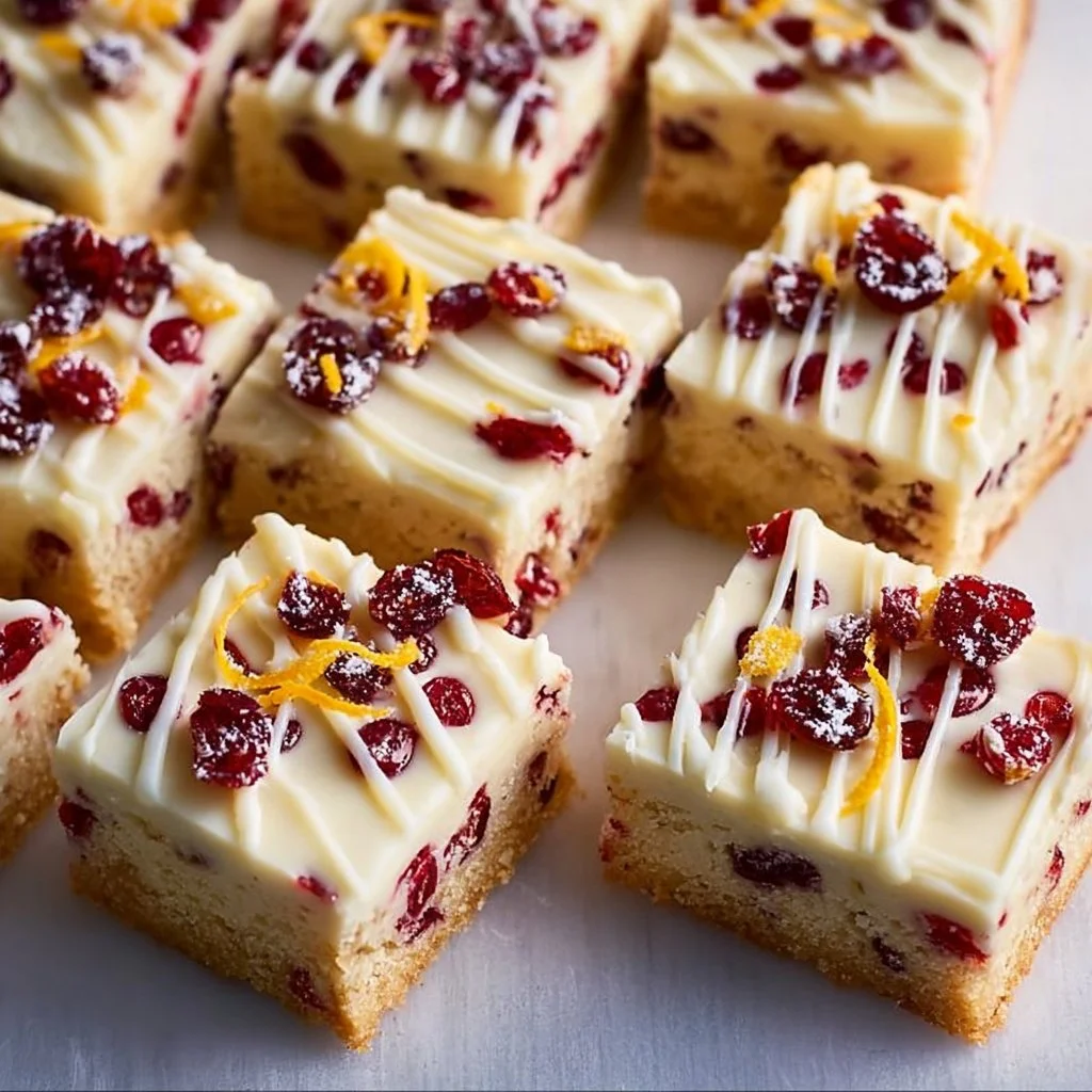 Classic Starbucks Copycat Cranberry Bliss Bars