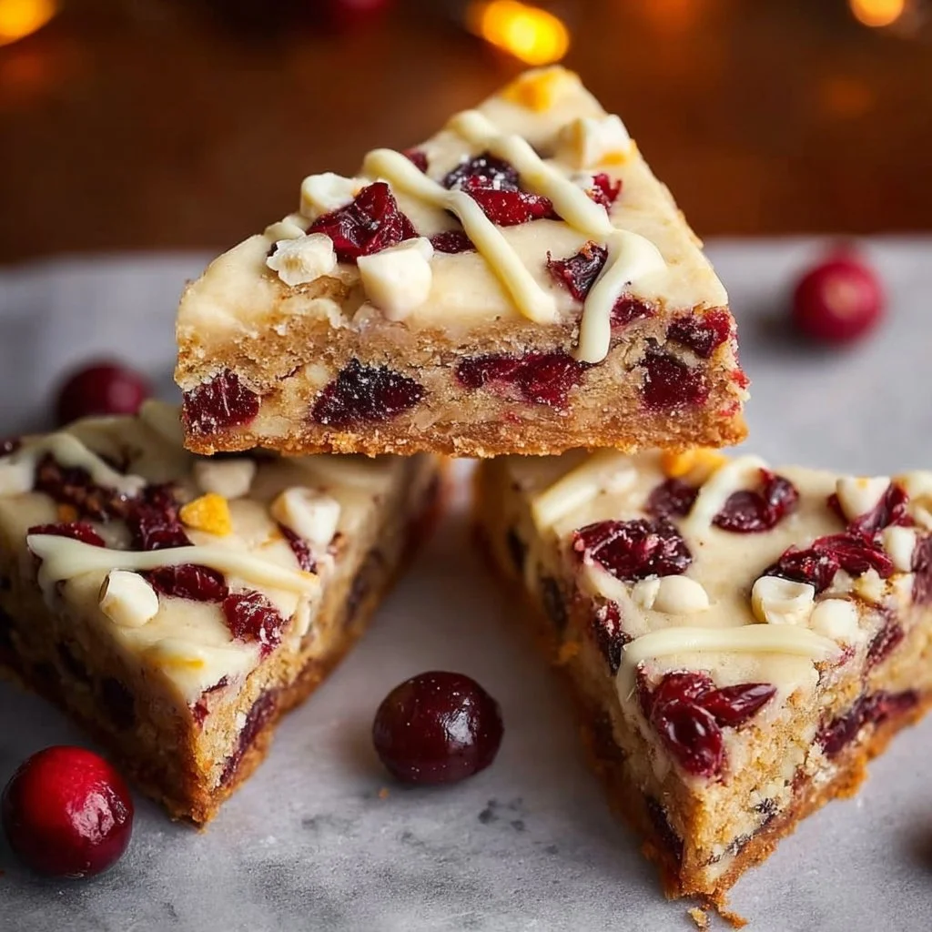 Classic Starbucks Copycat Cranberry Bliss Bars