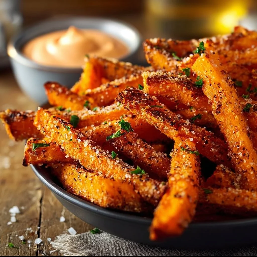 Crispy Oven Baked Sweet Potato Fries