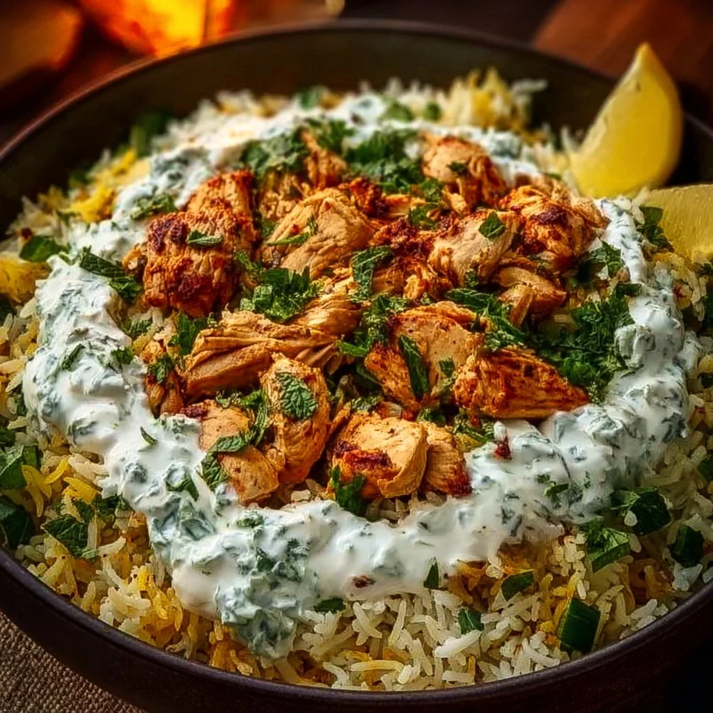 Dump And Bake Chicken Tzatziki Rice 2 Dump And Bake Chicken Tzatziki Rice