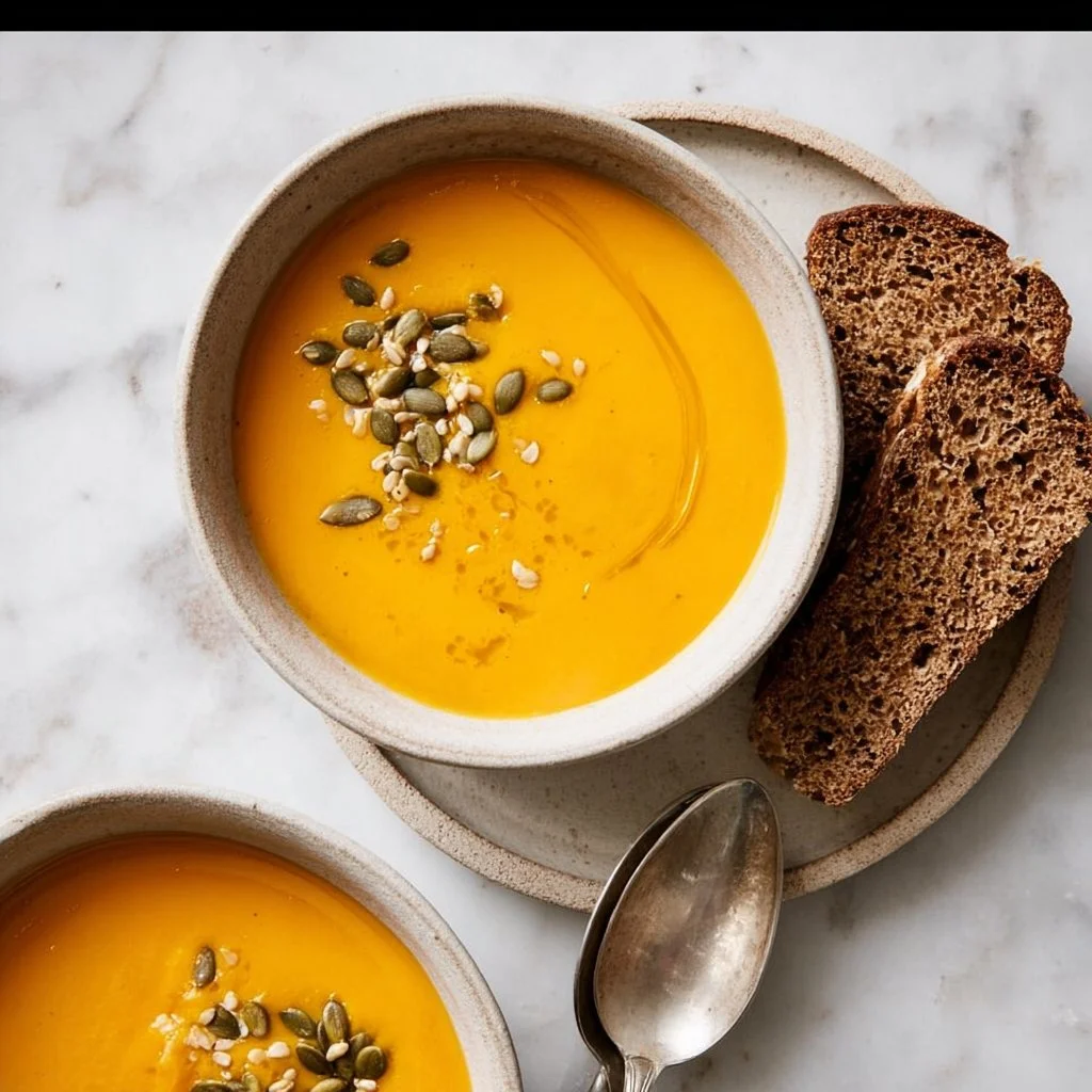 Healthy Vegan Carrot Ginger Soup