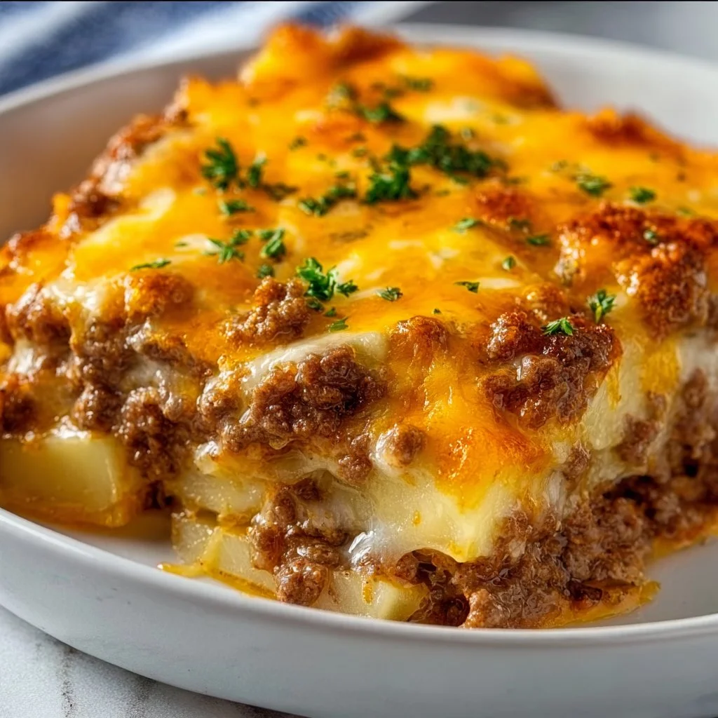 Delicious Hobo Casserole served in a bowl with fresh ingredients