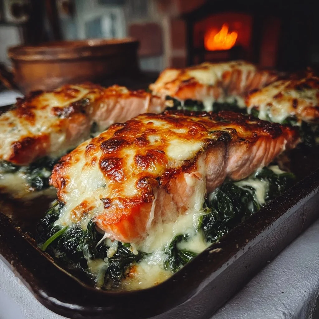 Irresistible Baked Salmon with Spinach and Mozzarella Bliss 2 Irresistible Baked Salmon with Spinach and Mozzarella Bliss