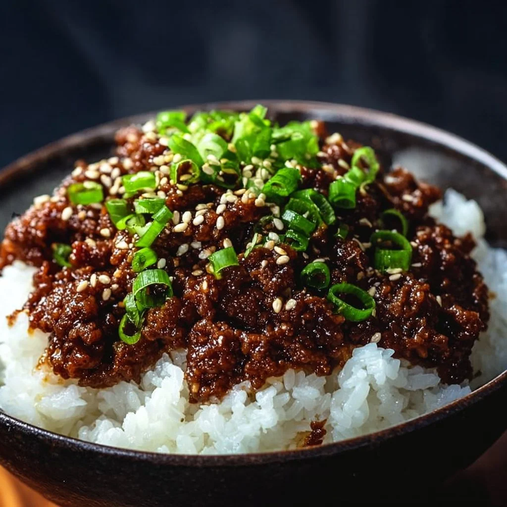 Korean Ground Beef Bowl