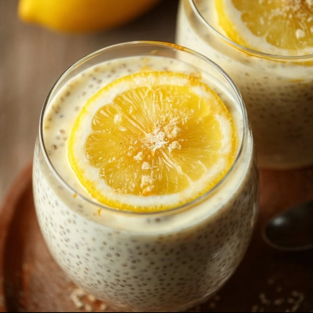 Lemon Cream Chia Pudding