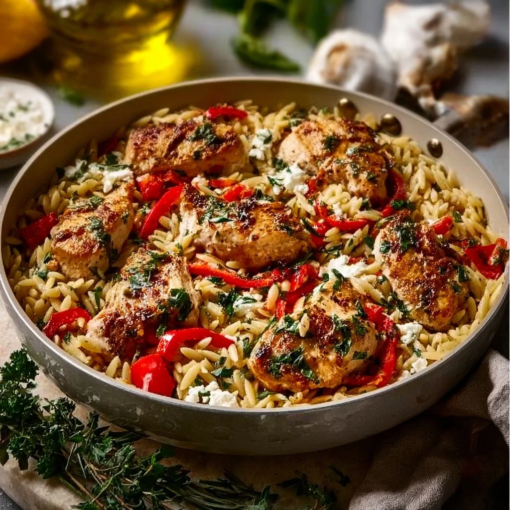 Lemon-Feta Chicken and Orzo: An Amazing Ultimate Recipe
