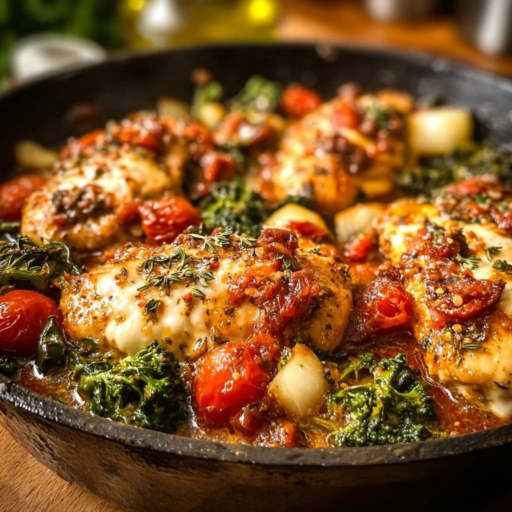 Low-Carb Tuscan Chicken