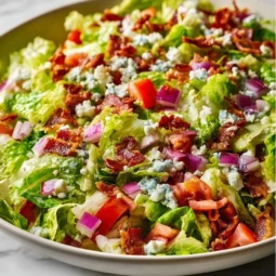 Delicious Ruth's Chris Chopped Salad made with fresh ingredients.