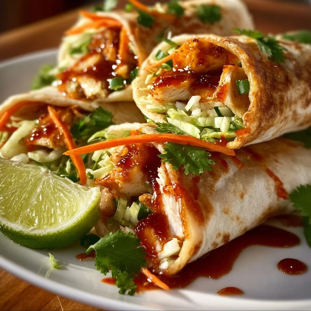 Sweet Chili Chicken Wraps