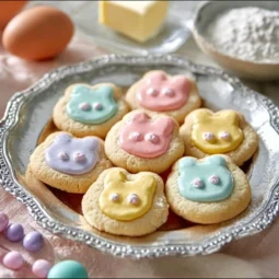 Adorable Easter Bunny Button Cookies: The Cutest Festive Treat Ever 3 Adorable Easter Bunny Cookies decorated as festive treats