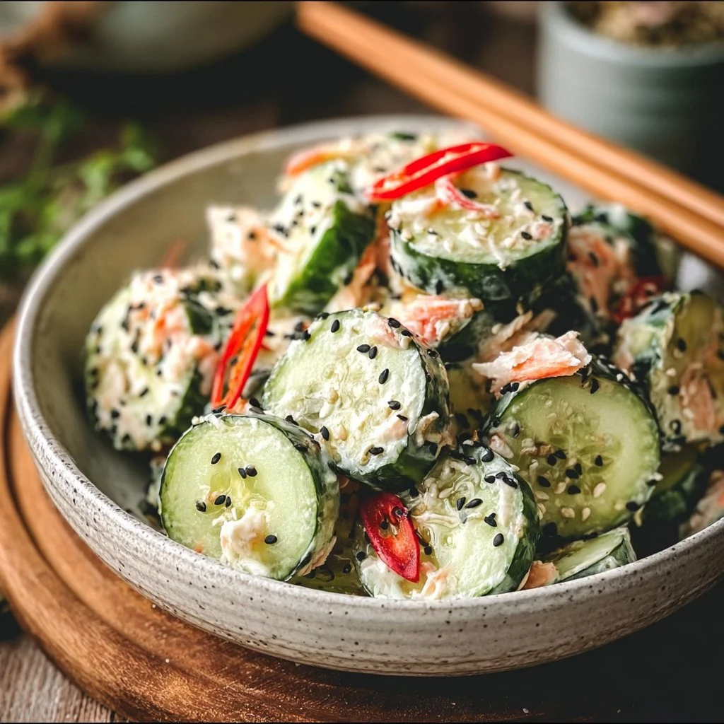 California Roll Cucumber Salad