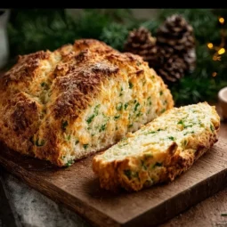 Cheddar and Chive Irish Soda Bread 2 Delicious Cheddar and Chive Irish Soda Bread fresh from the oven
