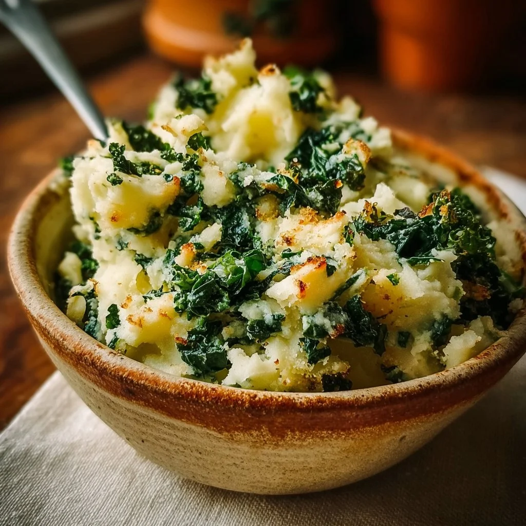 Colcannon Mashed Potatoes with Kale