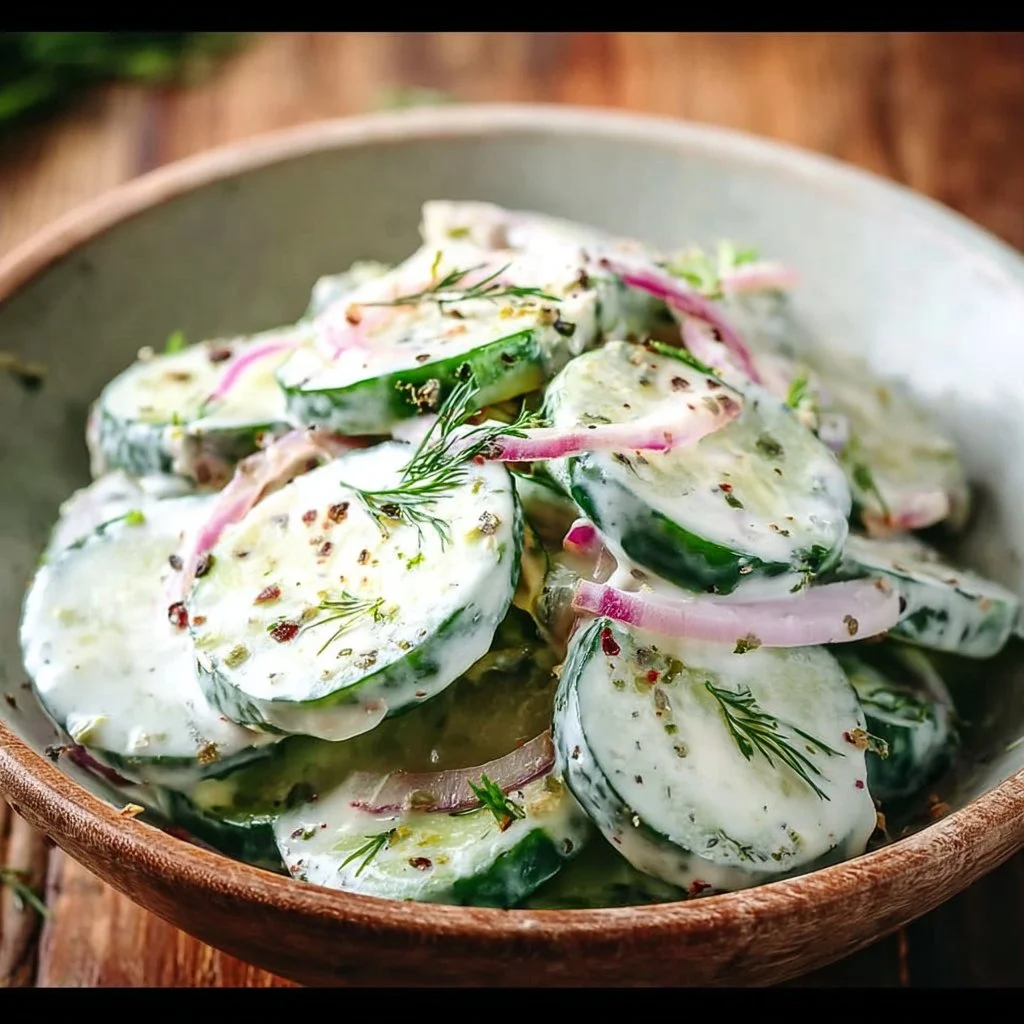 Creamy Cucumber Salad