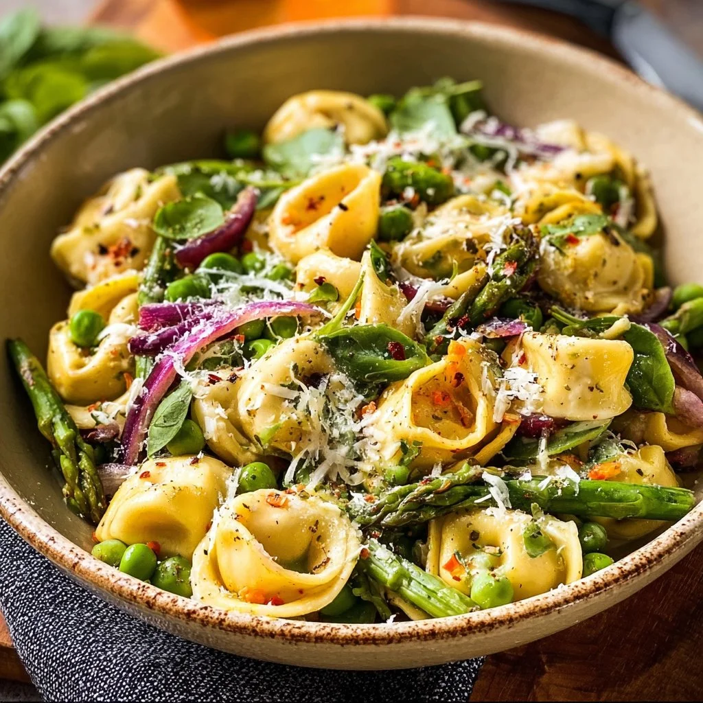 Delicious Spring Tortellini Salad That's Bursting with Flavor