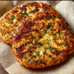 Keto Cottage Cheese Flatbread 3 Keto Cottage Cheese Flatbread on a wooden serving board