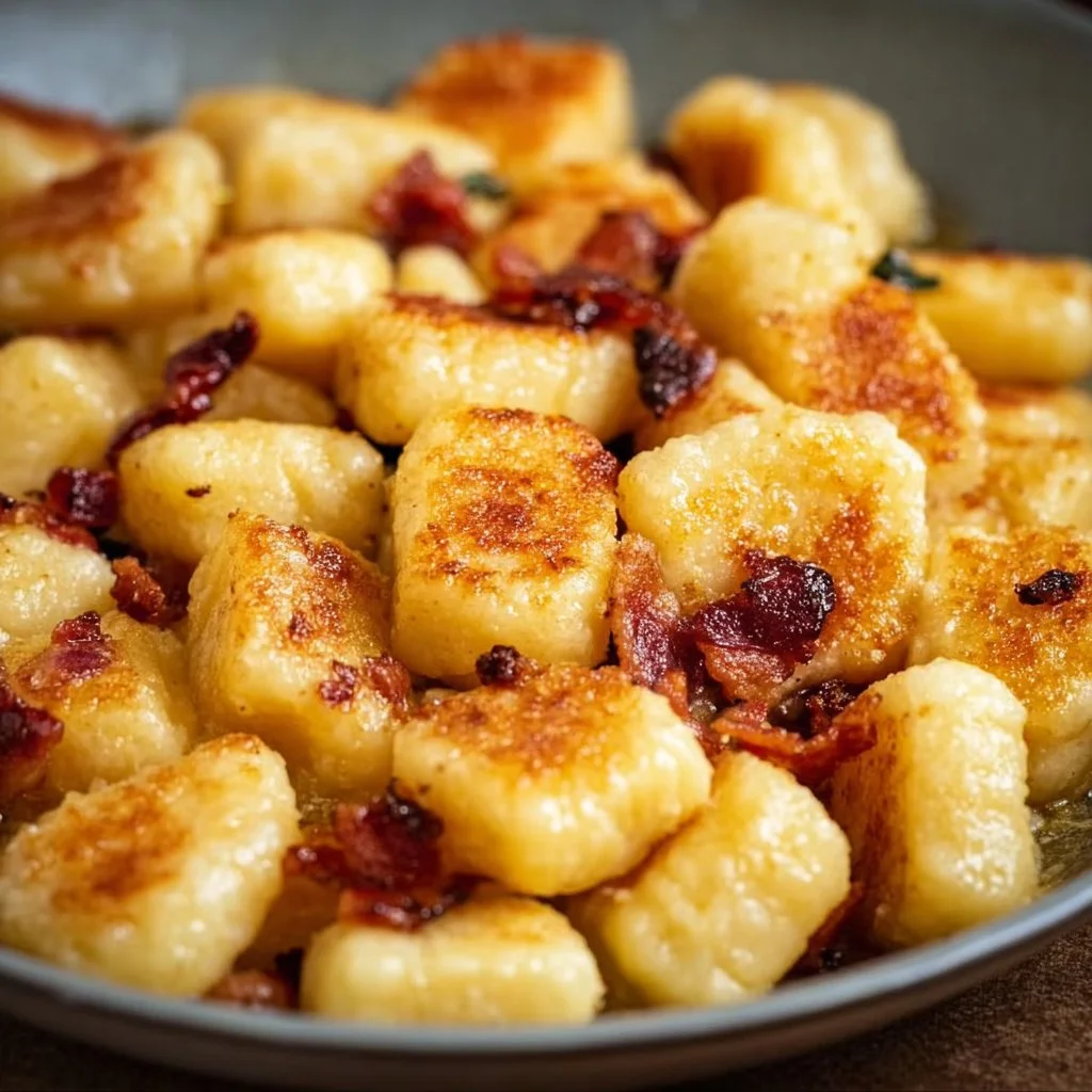 Quick and Easy Homemade Ricotta Gnocchi – 30-Minute Recipe 1 Plate of homemade ricotta gnocchi with herbs and sauce